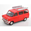 kk scale - 1:18 ford transit bus 1965 with roof rack red