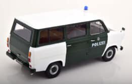 kk scale - 1:18 ford transit bus 1965 polizei hamburg dark green/white