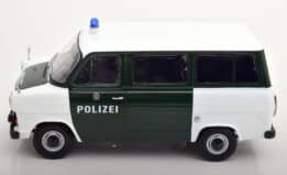 kk scale - 1:18 ford transit bus 1965 polizei hamburg dark green/white