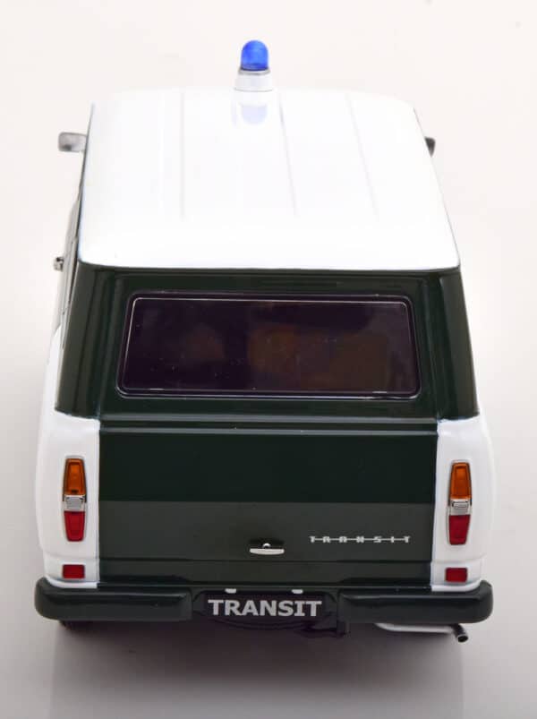 kk scale - 1:18 ford transit bus 1965 polizei hamburg dark green/white