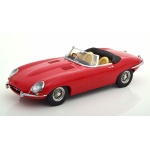 KK Scale - 1:18 Jaguar E-Type Cabriolet Series 1 (1961) Red Diecast Model