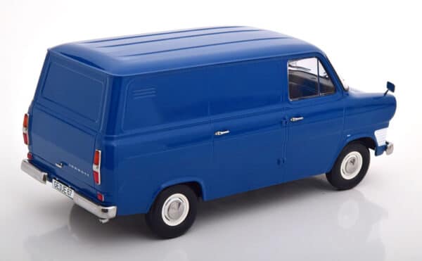 kk scale - 1:18 ford transit delivery van 1965 blue ltd edition 750pcs