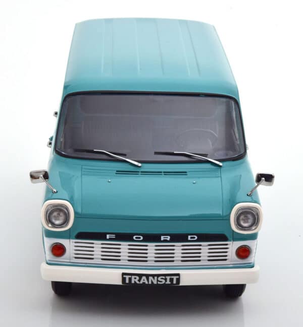 kk scale - 1:18 ford transit delivery van 1965 turquoise ltd edition 750pcs