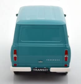 kk scale - 1:18 ford transit delivery van 1965 turquoise ltd edition 750pcs