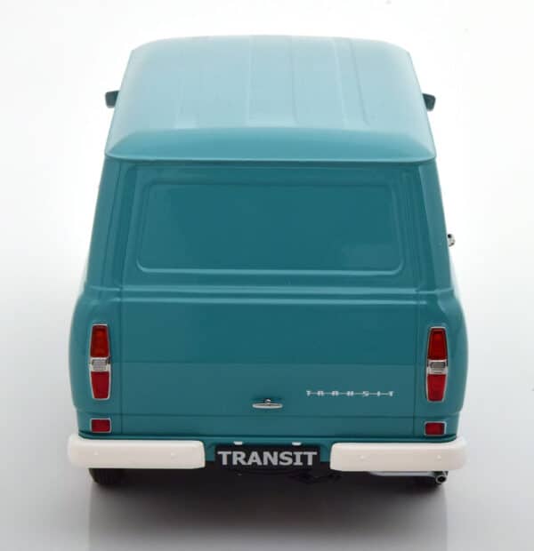 kk scale - 1:18 ford transit delivery van 1965 turquoise ltd edition 750pcs