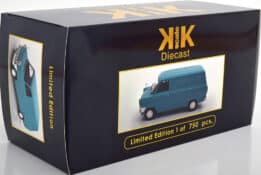 kk scale - 1:18 ford transit delivery van 1965 turquoise ltd edition 750pcs