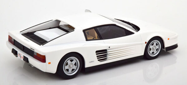 kk scale - 1:18 ferrari testarossa monospeccio 1984 us version white