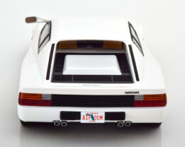 kk scale - 1:18 ferrari testarossa monospeccio 1984 us version white