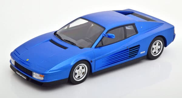 kk scale - 1:18 ferrari testarossa monospecchio 1984 blue metallic