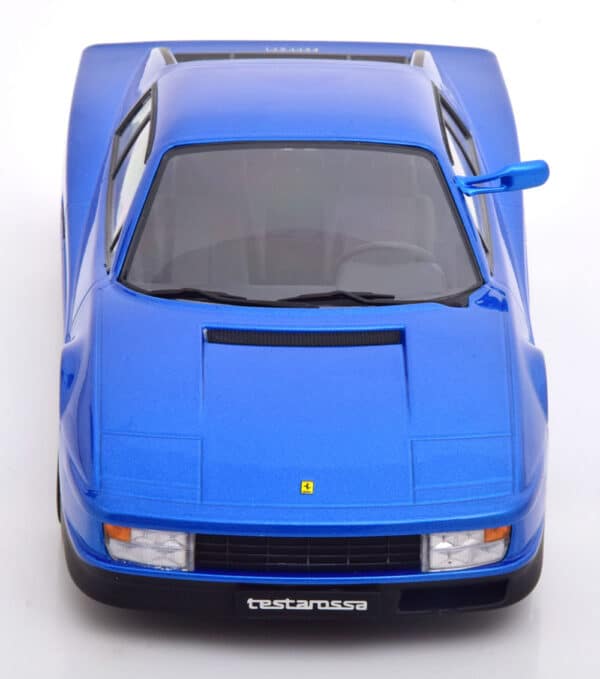 kk scale - 1:18 ferrari testarossa monospecchio 1984 blue metallic