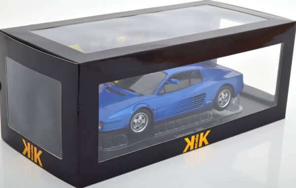 kk scale - 1:18 ferrari testarossa monospecchio 1984 blue metallic