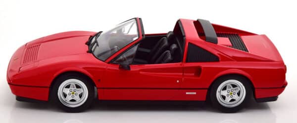kk scale - 1:18 ferrari 328 gts 1985 red (with removable hardtop)