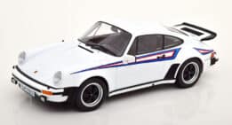 kk scale - 1:18 porsche 911 (930) 3.0 turbo 1976 white with martini livery