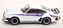kk scale - 1:18 porsche 911 (930) 3.0 turbo 1976 white with martini livery