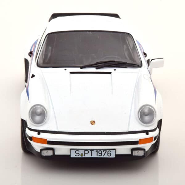 kk scale - 1:18 porsche 911 (930) 3.0 turbo 1976 white with martini livery