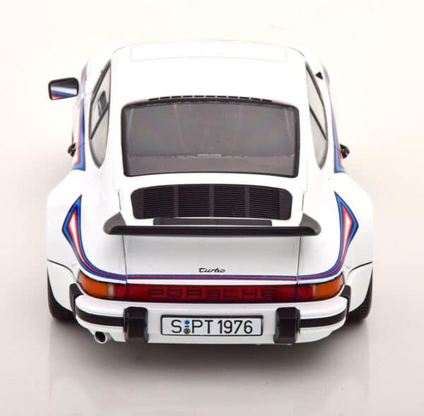 kk scale - 1:18 porsche 911 (930) 3.0 turbo 1976 white with martini livery