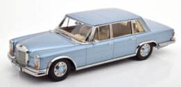 kk scale - 1:18 mercedes 600 swb w100 light blue metallic 1963