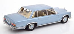 kk scale - 1:18 mercedes 600 swb w100 light blue metallic 1963