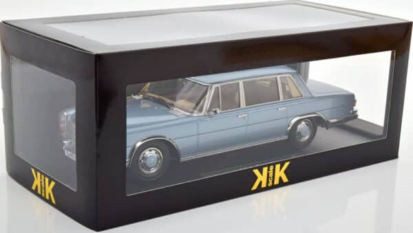 kk scale - 1:18 mercedes 600 swb w100 light blue metallic 1963