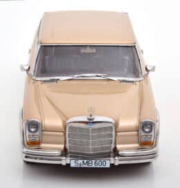 kk scale - 1:18 mercedes 600 swb w100 1963 light gold metallic