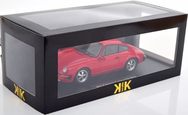 kk scale - 1:18 porsche 911 carrera 3.0 coupe 1977 red