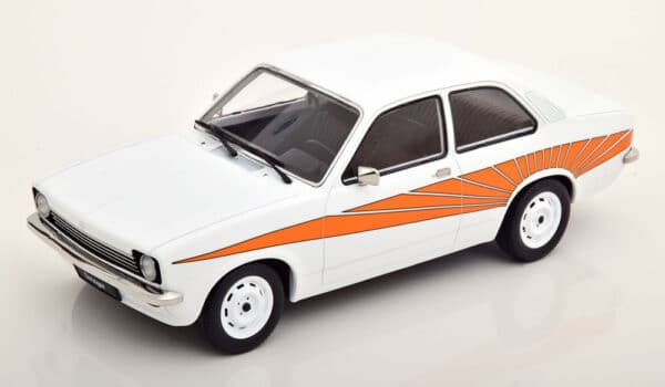 kk scale - 1:18 opel kadett c swinger 1973 white/orange