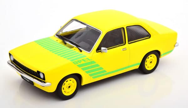 kk scale - 1:18 opel kadett c swinger 1973 yellow/green