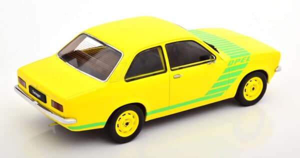 kk scale - 1:18 opel kadett c swinger 1973 yellow/green