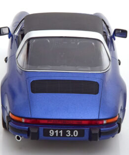 KK Scale 1:18 Porsche 911 930 Carrera 3.0 targa blue diecast model KKDC180681