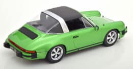 kk scale - 1:18 porsche 911 carrera 3.0 targa 1977 green metallic w/removable targa roof