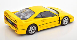 KK Scale Ferrari F40 Yellow 1:18 scale diecast model car KKDC180692