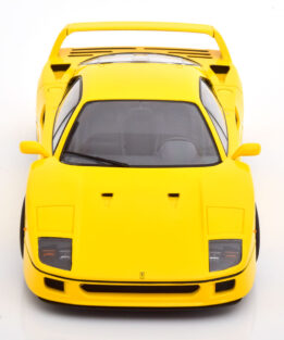 KK Scale Ferrari F40 Yellow 1:18 scale diecast model car KKDC180692