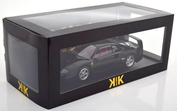 kk scale - 1:18 ferrari f40 1987 black