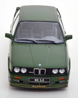 kk scale - 1:18 bmw alpina b6 3.5 e30 1988 green metallic