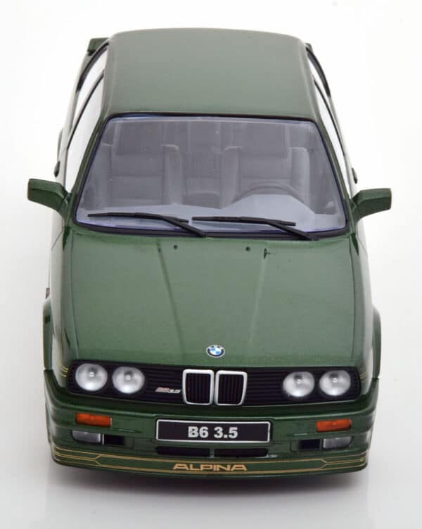 kk scale - 1:18 bmw alpina b6 3.5 e30 1988 green metallic