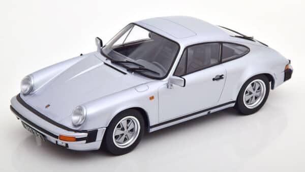 kk scale - 1:18 porsche 911 3.2 coupe 1988 250 000th 911 silver grey
