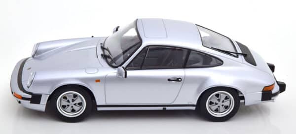 kk scale - 1:18 porsche 911 3.2 coupe 1988 250 000th 911 silver grey