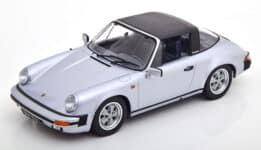 kk scale - 1:18 porsche 911 3.2 targa 1988 250 000th 911 silver grey w/removable targa roof