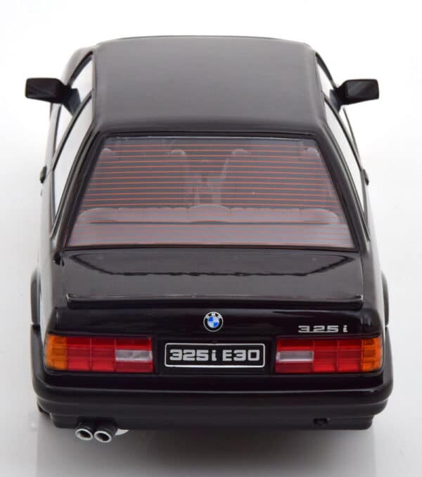 kk scale - 1:18 bmw 325i e30 m-package 1 1987 black