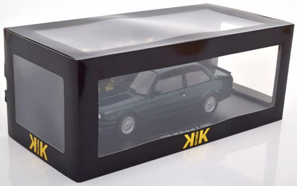 kk scale - 1:18 bmw 325i e30 m-package 1 1987 dark green metallic