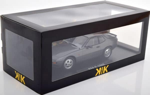 kk scale - 1:18 porsche 924 s 1986 grey metallic