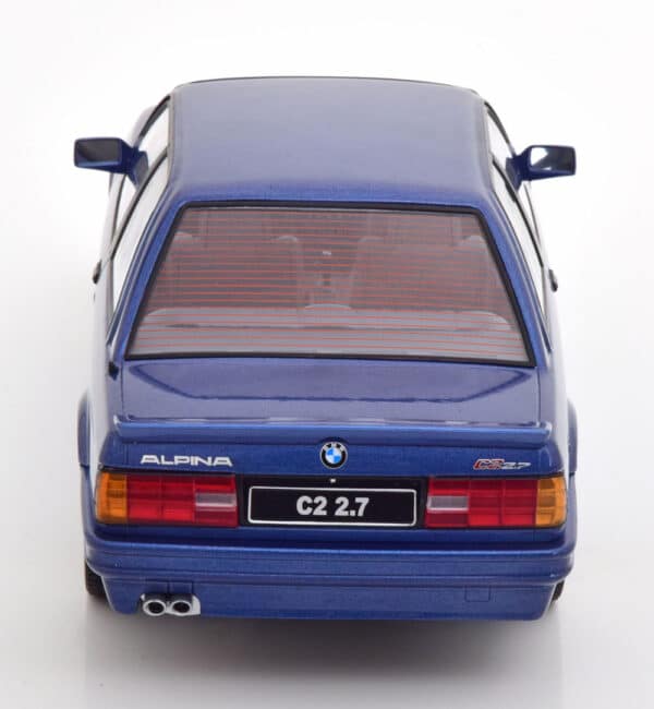 kk scale - 1:18 bmw alpina c2 2.7 e30 1988 blue metallic