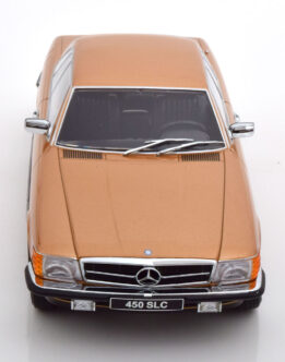 kk scale - 1:18 mercedes 450 slc c107 gold metallic 1973