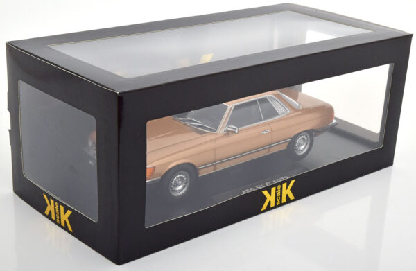 kk scale - 1:18 mercedes 450 slc c107 gold metallic 1973