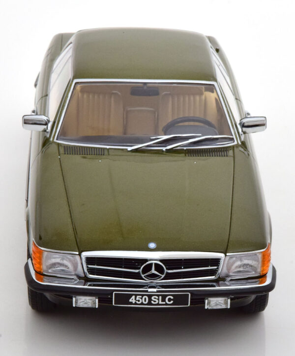 kk scale - 1:18 mercedes 450 slc c107 green metallic 1973