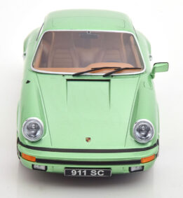 kk scale - 1:18 porsche 911 coupe 1978 light green metallic