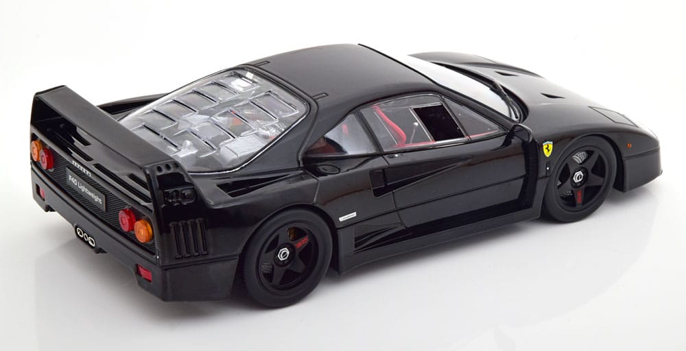 KKDC180812 Ferrari F40 Lightweight Black 1:18 scale diecast model car