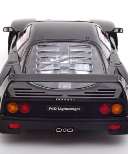 KKDC180812 Ferrari F40 Lightweight Black 1:18 scale diecast model car