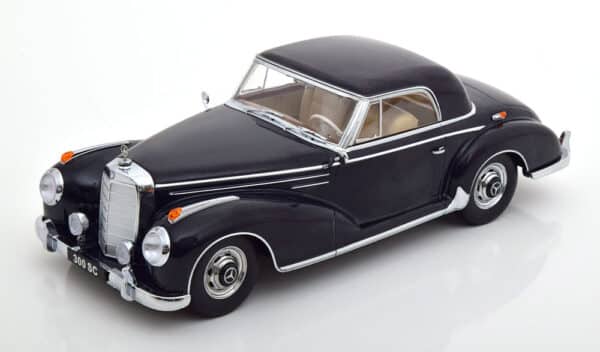 kk scale - 1:18 mercedes 300 se w188 coupe dark blue