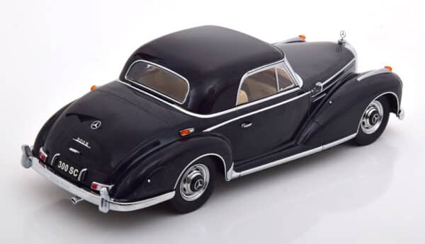 kk scale - 1:18 mercedes 300 se w188 coupe dark blue